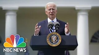Biden Discusses CDC Lifting Mask Restrictions For Fully Vaccinated People