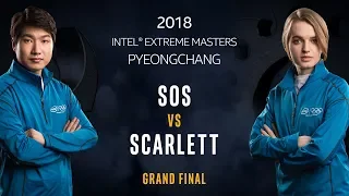 StarCraft II - sOs [P] vs. Scarlett [Z] - Grand Final - IEM PyeongChang [1/2]