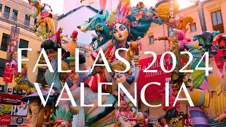 FALLAS 2024 VALENCIA CENTRO 4K