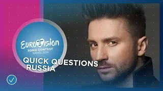 Quick Questions with Sergey Lazarev from Russia 🇷🇺 - Eurovision 2019