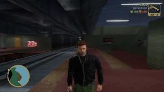 Grand Theft Auto 3 Defective Edition submerged subway train dock