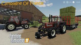 Enlargement of Fields, Planting Potatoes, Stocking hay bales│Campaign Of France│fs 19│Timelapse#03