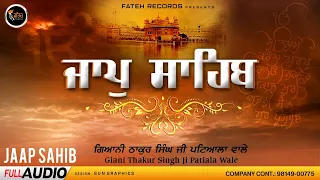 New Path Jap Sahib | Giani Thakur Singh Ji Patiale Wale | Fateh Records |  #newpath #jaap