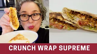 Taco Bell Copycat Crunchwrap Supreme | The Frugal Chef