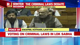 Parliament Winter Session: Lok Sabha Passes Three Amended Criminal Law Bills