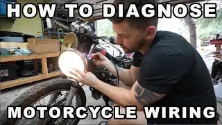 Barn to Brat Episode 11: How to diagnose motorcycle wiring