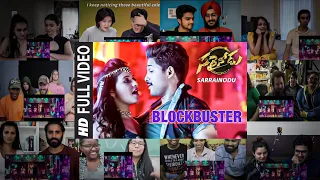 BlockBuster Video Song Ultimate Mashup Reactions | Allu Arjun, Rakul Preet | #DheerajReaction |