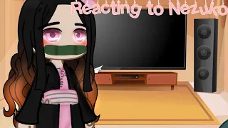 My favourite anime characters reacts | Nezuko | spoilers |