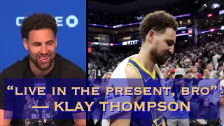 KLAY: “seeing that Warriors fan standing by his lonesome up in the 300 level, repping 11…grateful”