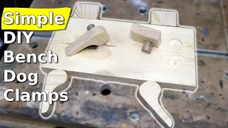 Simple DIY Bench Dog Clamps for MFT Style Workbench