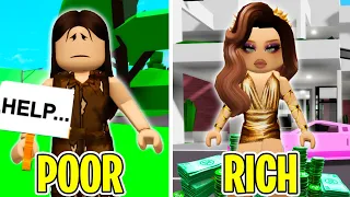 I WAS POOR AND BECAME RICH! *brookhaven roleplay