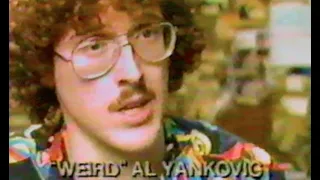 Weird Al Yankovic Interview 1985 with Lisa Robinson on TV 2000 RARE TV FOOTAGE