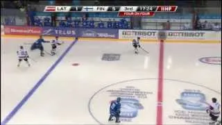 Latvia-Finland 1-5 - 2013 IIHF Ice Hockey U20 World Championship