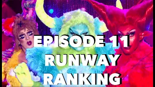 EPISODE 11 RUNWAY RANKING - RUPAUL'S DRAG RACE SEASON 13