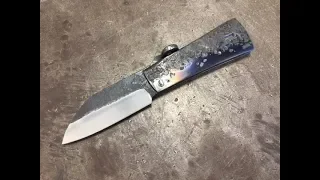 Completely Forged Folding Knife at NESM