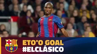 Best goal | El Clásico 2004 | Eto'o