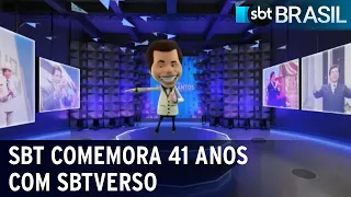 SBT comemora 41 anos com SBTverso | SBT Brasil (19/08/22)