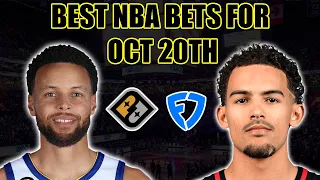 Best NBA Bets And Props For OCT 20TH🤑Player props,Spreads and Moneyline