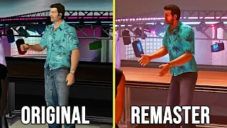 GTA The Trilogy Remastered Vs Original Graphics Comparison (Grand Theft Auto The Trilogy)