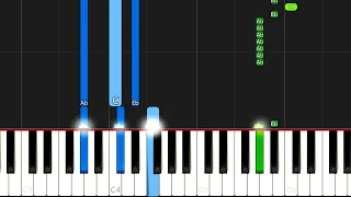 Clarx & Harddope - Castle - Piano Tutorial / Piano Cover 🎹 - Synthesia (+ MIDI)