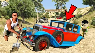 GTA 5: FRANKLIN AND SHINCHAN Found BURIED "ROYAL CARS" in GTA 5! (GTA 5 mods)