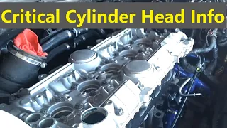 WARNING! Volvo cylinder head information, no valve cover, cam cover must match the cylinder head. QT