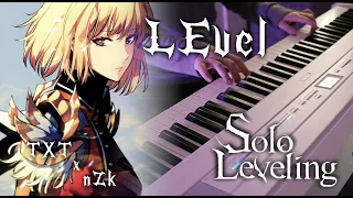 (Solo Leveling OP) TOMORROW X TOGETHER x SawanoHiroyuki(nZk) - LEveL | ELECTRONIC | Piano Cover