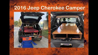 SUV Camper | 2016 Jeep Cherokee Camper Build