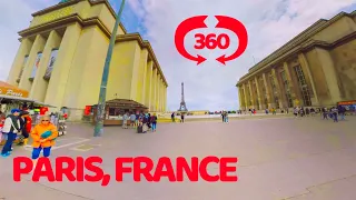 Paris, France VR 360 travel video. Париж, Франция.
