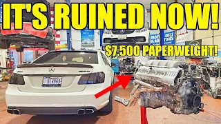 Building A 550 HP E63 AMG Engine To Swap Into My C63 Ended In TOTAL Devastation! I’m Not Giving Up!