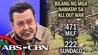 TV Patrol: All out war, nakikitang solusyon ni Erap kontra MILF