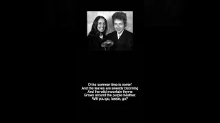 Bob Dylan & Joan Baez - Wild Mountain Thyme (Savoy Hotel 1965 RARE) #shorts