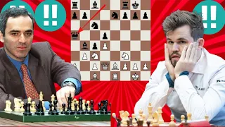 Joyous chess game | Magnus Carlsen vs Garry Kasparov 15