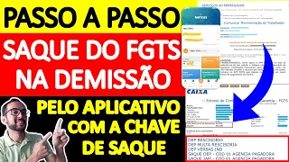 PASSO A PASSO DE COMO SACAR O FGTS DA RESCISÃO E A MULTA DO FGTS ONLINE PELO APLICATIVO