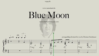 Blue Moon  -  Easy Piano