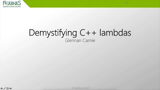 Demystifying C++ Lambdas