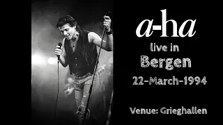 A-ha live in Bergen, Norway (22-March-1994)
