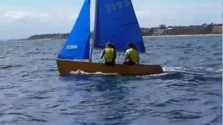 Pacer 2195 cruising upwind 2 December 2012