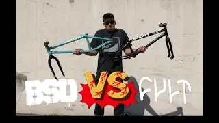 BSD ALVX vs CULT 2 SHORT | Which frame is for you? BMX REVIEWS