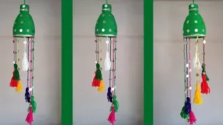 DIY: Plastic Bottle Crafts!!! How to Make Beautiful Waste Bottle Hanging For Home Decoration!!!