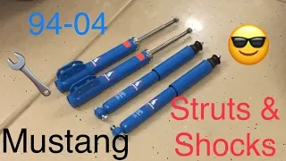 Struts and Shocks install Ford Mustang 1994-2004