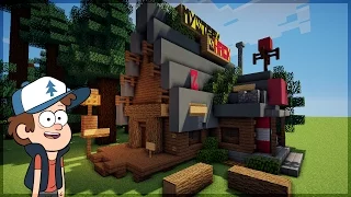 Minecraft: Construindo a Cabana do Mistério de Gravity Falls (Mystery Shack)