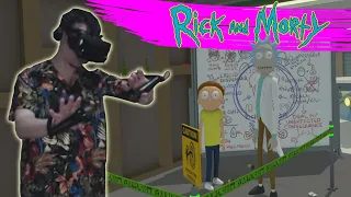 Макич играет в Rick & Morty VR