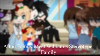 Afton Family Meet William’s Stereotype Family | FNAF | Skit