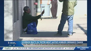 Gov. Abbott: If Austin allows homeless to camp in streets, lawmakers will override it