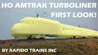 Rapido HO Amtrak RTL-I Turboliner First Look!
