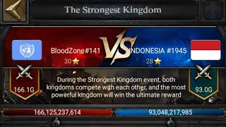 Clash Of Kings : Kingdom Conquest K141 vs K1945 Round 2 | Rally on their Strongest player