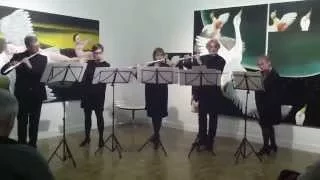 Concerto for 5 flutes in a-minor (Boismortier) The Icelandic Flute Ensemble