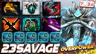 23savage Tiny 7.36 Overfarm Stone Boss - Dota 2 Pro Gameplay [Watch & Learn]