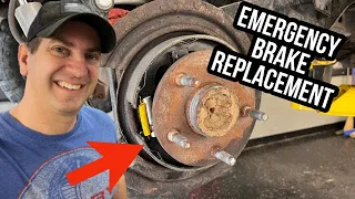 How To Replace Emergency Brake Shoes 2007-2018 Jeep Wrangler